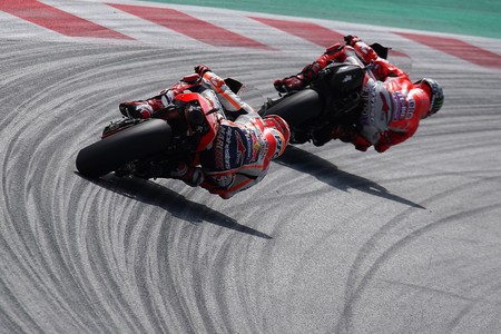 Marc Marquez Jorge Lorenzo Gp Austria Motogp 2018