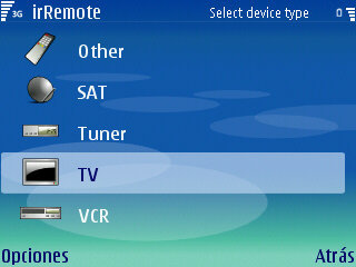 Mando universal con irRemote