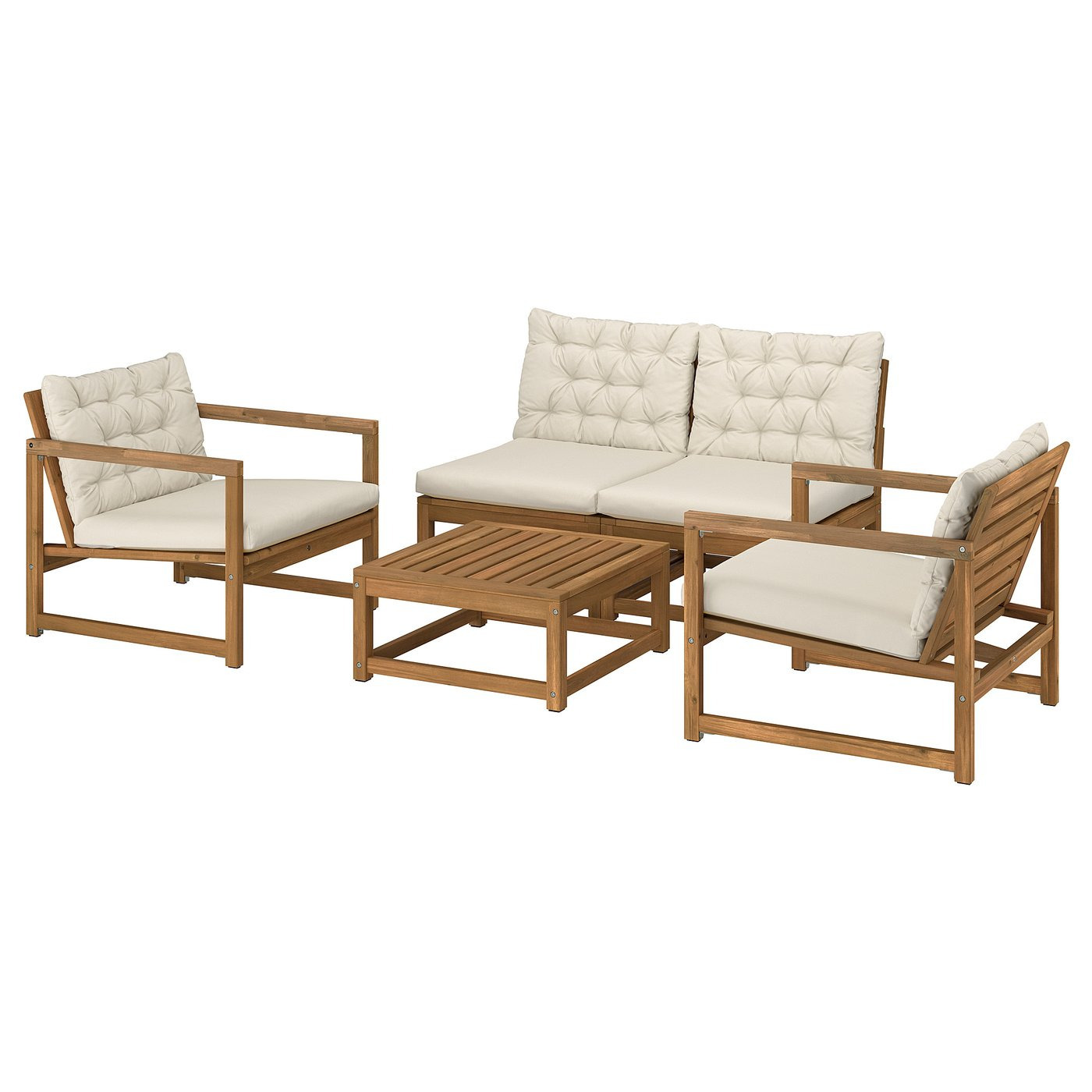 NÄMMARÖ - Conjunto 4 plazas de exterior