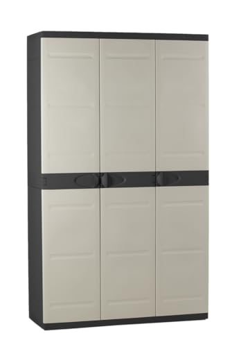 Recamania Armario Multiusos de 3 Puertas con 4 Baldas