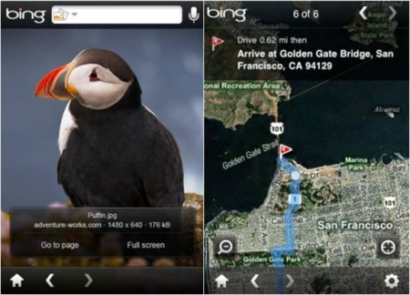 Ya está disponible la aplicación de Bing para el iPhone/iPod Touch