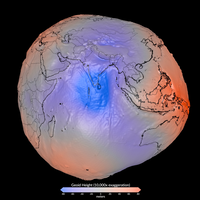 La NASA muestra la apariencia real de la Tierra según la gravedad… y es deforme