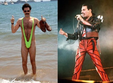 Agarraos que vienen curvas: ¡Borat será Freddie Mercury!