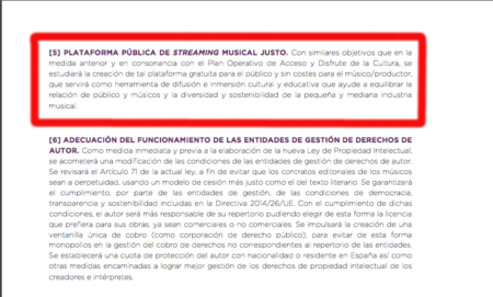 Podemos quiere crear un Spotify para el pueblo, ¿en serio?