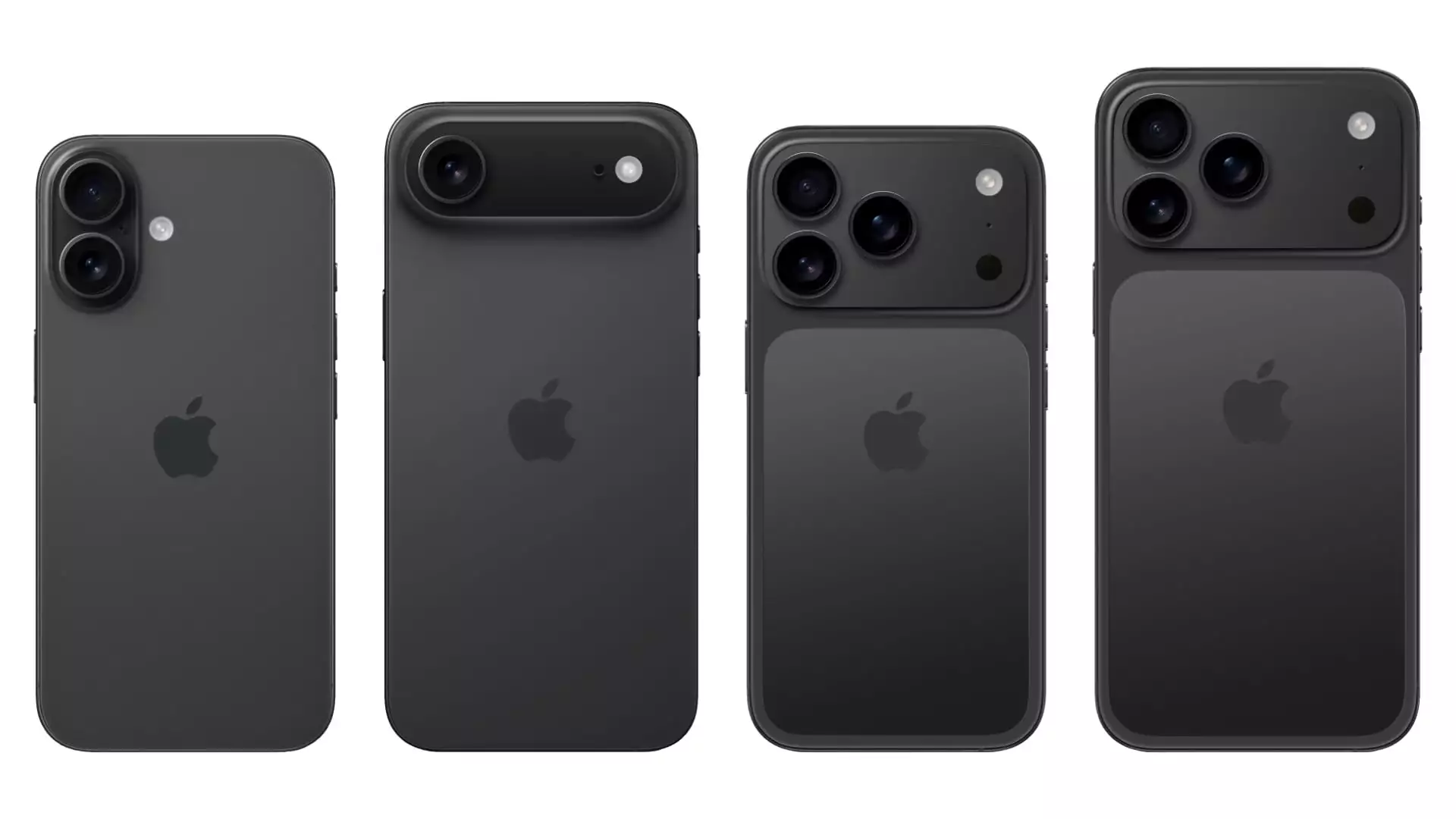 Toda la familia de iPhone 17