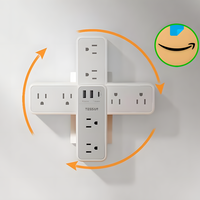 Este multicontacto de pared protege tus electrónicos y no ocupa espacio. Tiene descuento en Amazon 