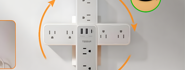 Este multicontacto de pared protege tus electrónicos y no ocupa espacio. Tiene descuento en Amazon 
