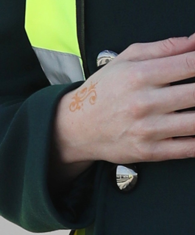 Kate Middleton se hace un tatuaje de henna habríamos hecho