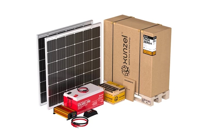 Kit Solar PACK ZERO+XUNZEL1099XJPLUS hasta 2kWh/d