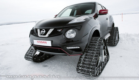 Nissan Juke NISMO RSnow, con orugas para nieve
