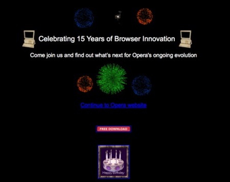 Opera cumple 15 años