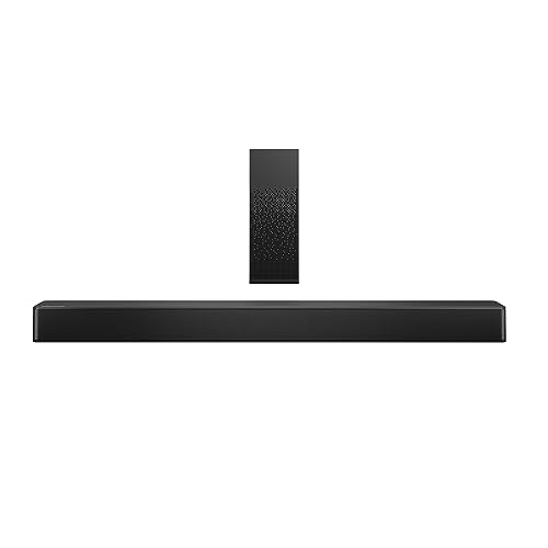 Hisense HS2100 - Barra de Sonido 2.1, 240W, Dolby Audio, DTS Virtual X, Bluetooth 5.3, HDMI ARC/Optical/AUX/USB, 6 Modos de Sonido, Modo TV, EzPlay