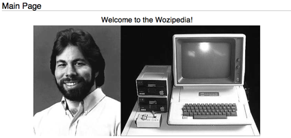 Wozipedia, un wiki sobre Steve Wozniak