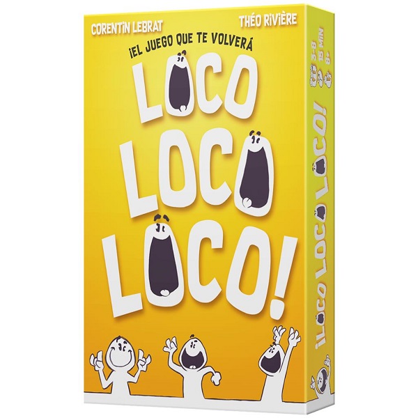 ¡Loco loco loco! es un divertido juego de cartas en el que las risas con tus amigos y familiares estarán más que aseguradas.