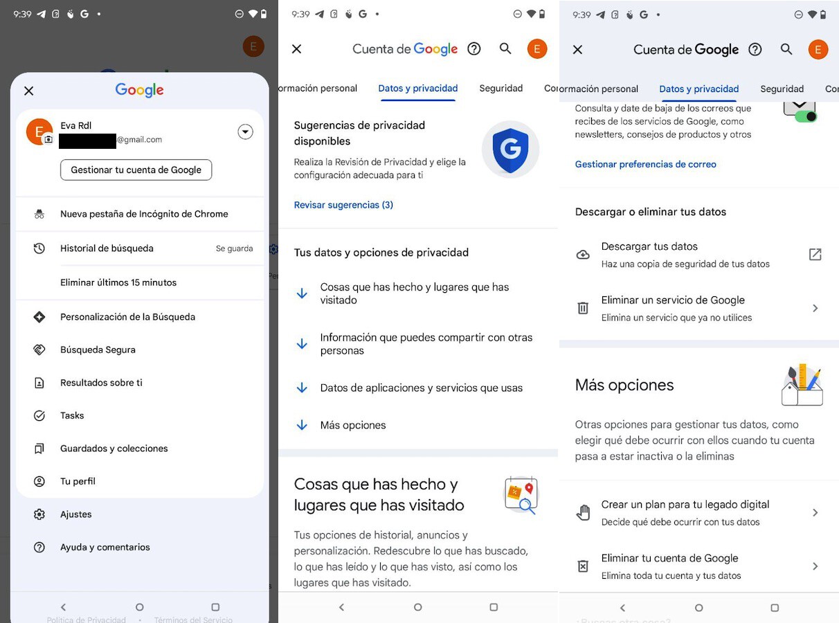 Adiós, Google: así he borrado todos mis datos y la cuenta de Gmail que ...