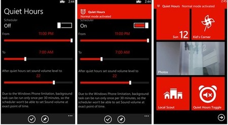 Quiet Hours, silencia tu Windows Phone automáticamente en un rango de horas predeterminado