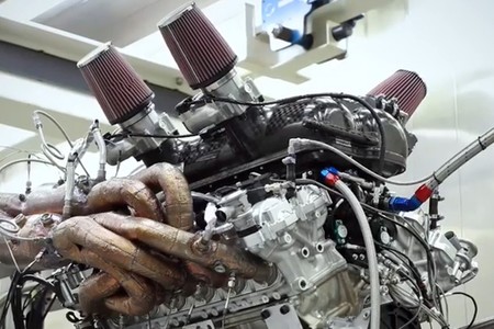 ¡Está vivo! Así suena el motor V12 del T.50 de Gordon Murray en banco de pruebas, y promete ser extremadamente rápido