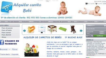 Alquiler Carrito Bebé, una idea para padres en apuros