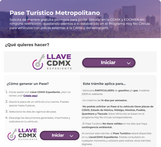 Permiso para circular sin verificar en CDMX. Tramitarlo es gratis, pero ...