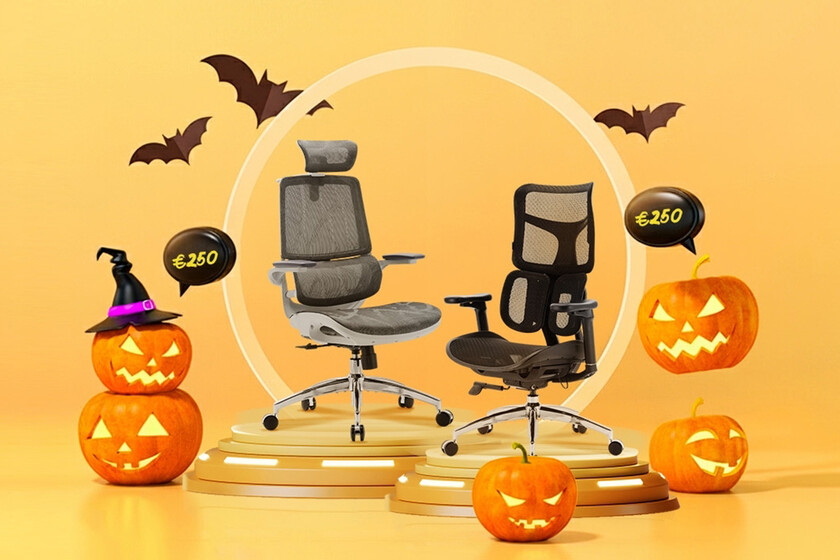 Sillas de oficina con diseños elegantes y descuentos de hasta 250 euros: así son las ofertas de Halloween de Sihoo