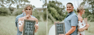 Sorprende a su pareja con una sesión de fotos anunciándole que será papá y su reacción nos encanta 