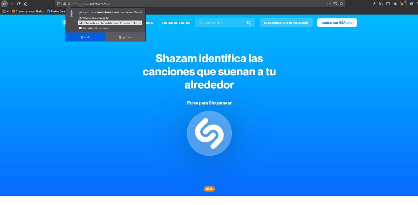 Shazam ha lanzado la versión web de su app para macOS y Chrome OS así puedes acceder a ella