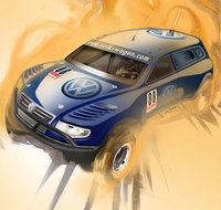 Volkswagen Touareg TDI Trophy Truck Concept para el Salón de Los Ángeles