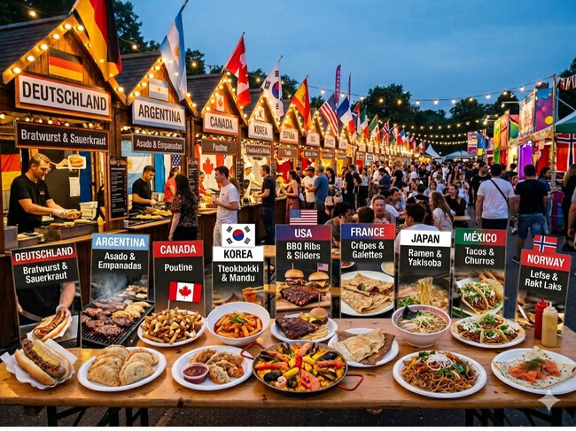 Prueba comida argentina, coreana o japonesa en Aldea Global 2026: el festival donde podrás probar la delicias típicas de más de 30 países sin salir de CDMX
