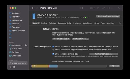 MacからiPhoneを復元する