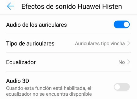 Audifonos Huawei P20 Lite