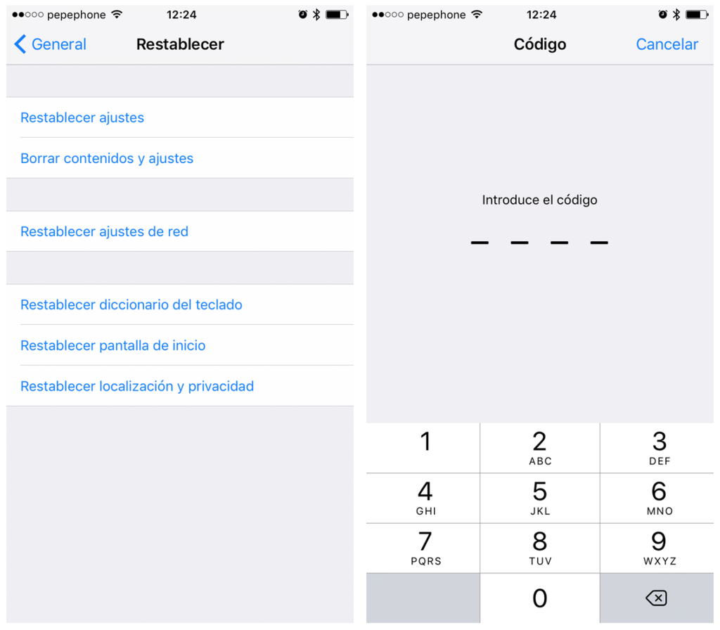 Restablecer Diccionario Teclado Iphone