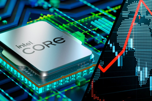 Ações da Intel antes da queda aposta. Imagem: Xataka