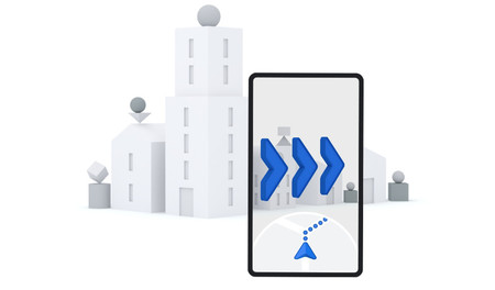 Google Maps hace más fácil la navegación RA con un nuevo icono, aún en pruebas