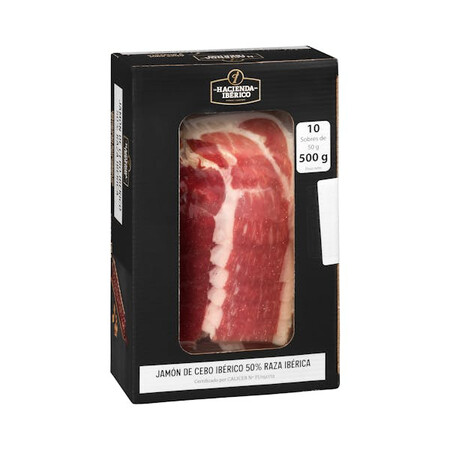 Jamon Cebo Iberico 50 La Hacienda Del Iberico Lonchas