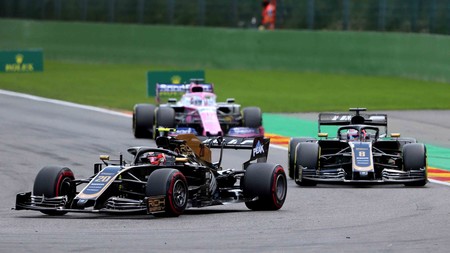 Magnussen Grosjean Spa F1 2019