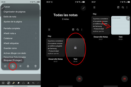 Samsung Notes Privacidad