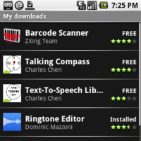 Android Market, la tienda de aplicaciones de Android