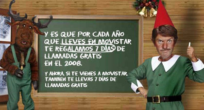 Denuncian por engañosa la promoción navideña de Movistar