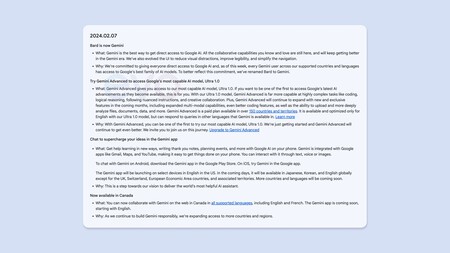 Registro de cambios de Google