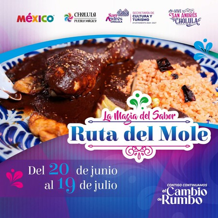 Este es el destino de Puebla que tiene una Ruta del Mole famoso por la pirámide más grande del mundo, un santuario y 46 arcos