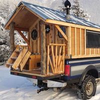 Esta Ford F-350 1996 se convirtió en una auténtica casa rodante