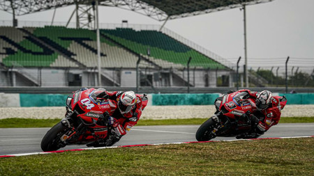 Dovizioso Petrucci Sepang Motogp 2020