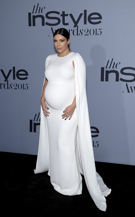 Hasta Kim Kardashian acertó en la alfombra negra de los premios Instyle 2015 