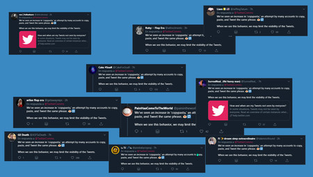 Twitter dice que limitará la visibilidad de los tweets que sean copias de otros y las respuestas lo ponen a prueba de inmediato