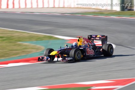 Test del Circuit de Catalunya. Sebastian Vettel, el más rápido en el primer día de pruebas