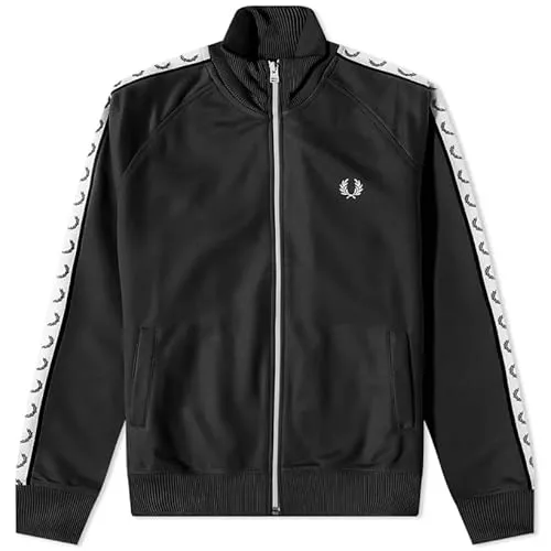 Fred Perry Taped Track Jacket (XL, Black)