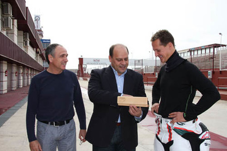 Michael Schumacher estuvo en Albacete