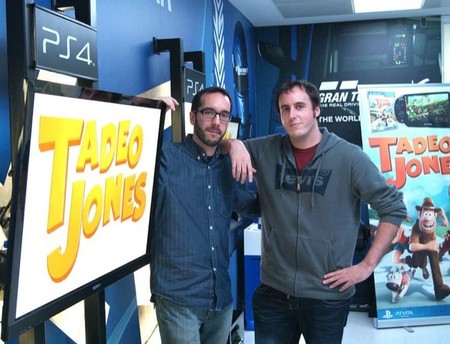Jordi Torras y Enrique Gato presentan el videojuego Tadeo Jones para la PSVita