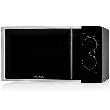 El microondas plateado con grill Cecotec Silver ahora cuesta 42,96 euros en Amazon con envío gratis