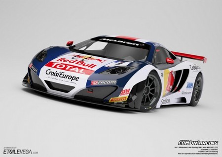 Sébastien Loeb ya tiene su McLaren MP4-12C GT3 preparado
